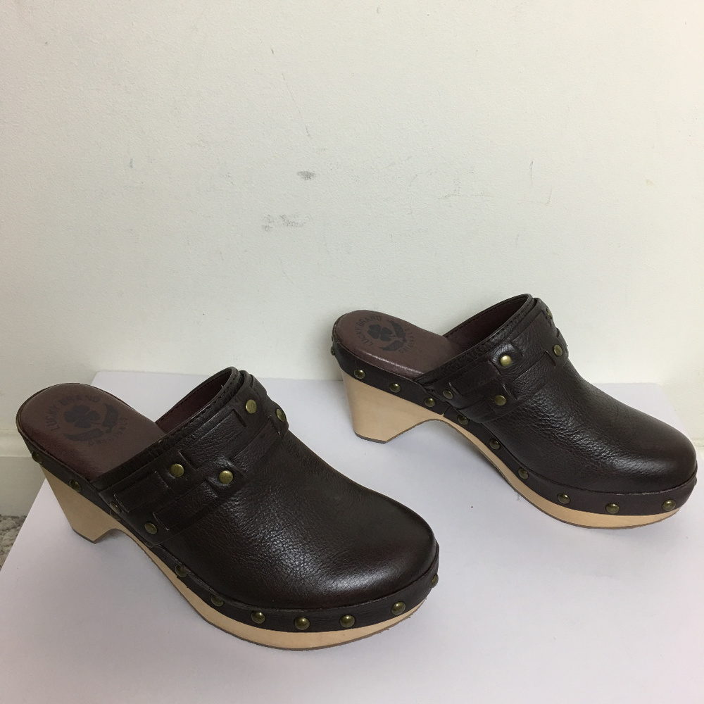 New LUCKY BRAND Womens Clogs Mules 6.5M